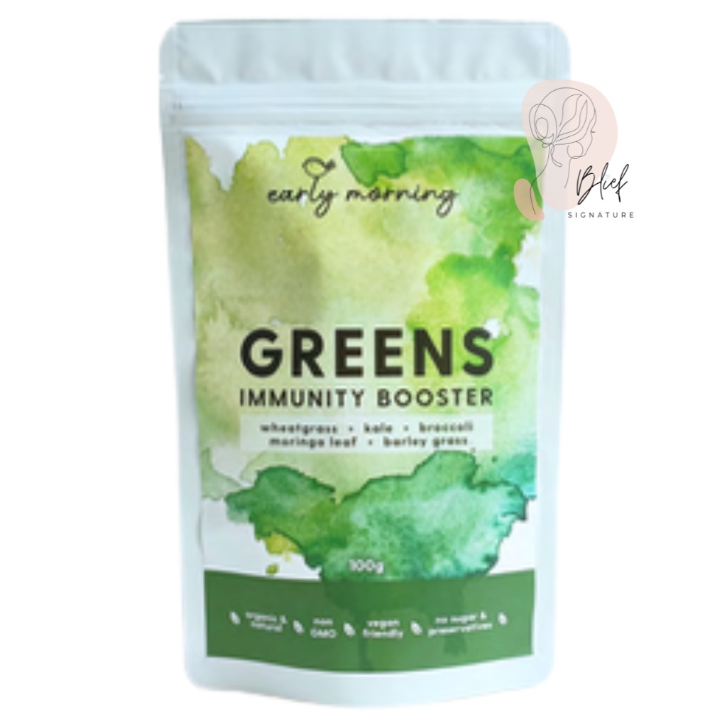 EARLY MORNING GREEN IMMUNITY BOOSTER GREEN FOODS 100g