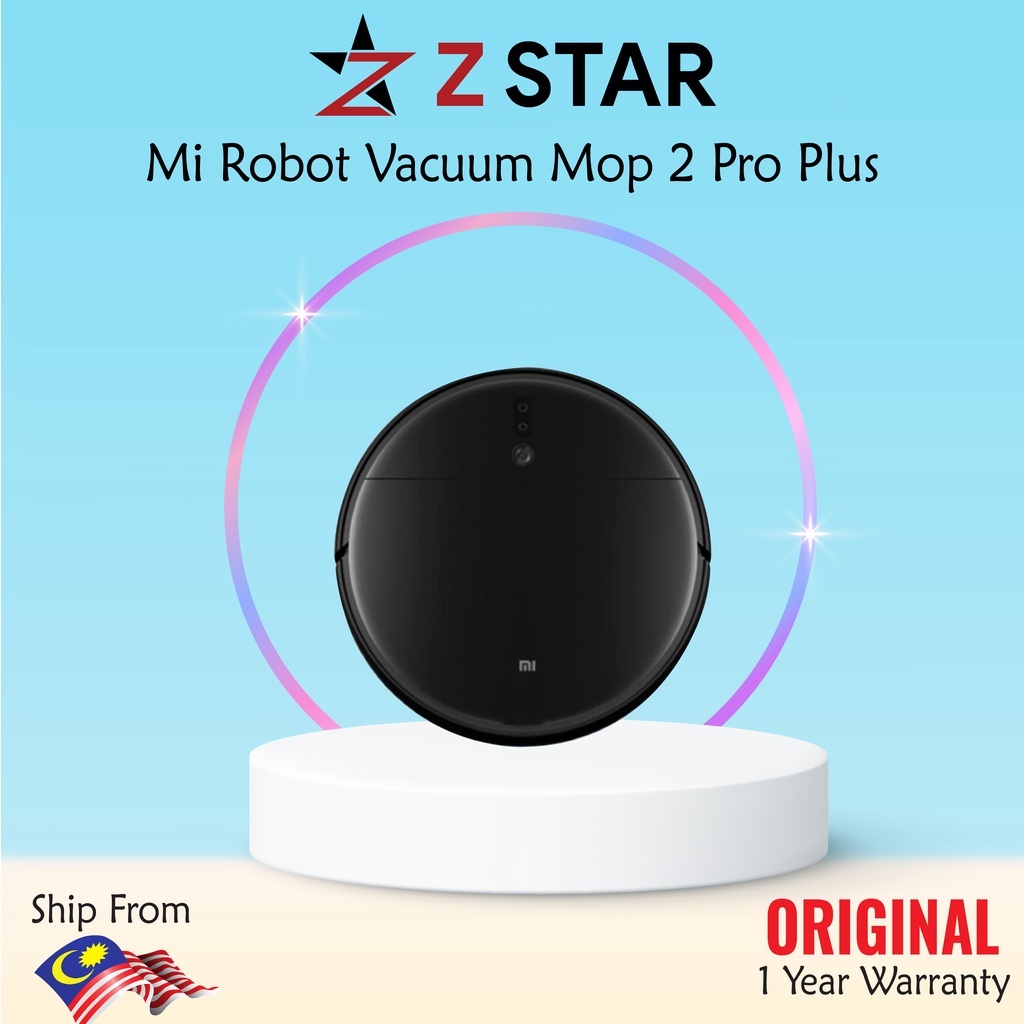 Xiaomi Mi Robot Vacuum Mop 2 Pro Plus (3000Pa Strong Suction, 3D VSLAM