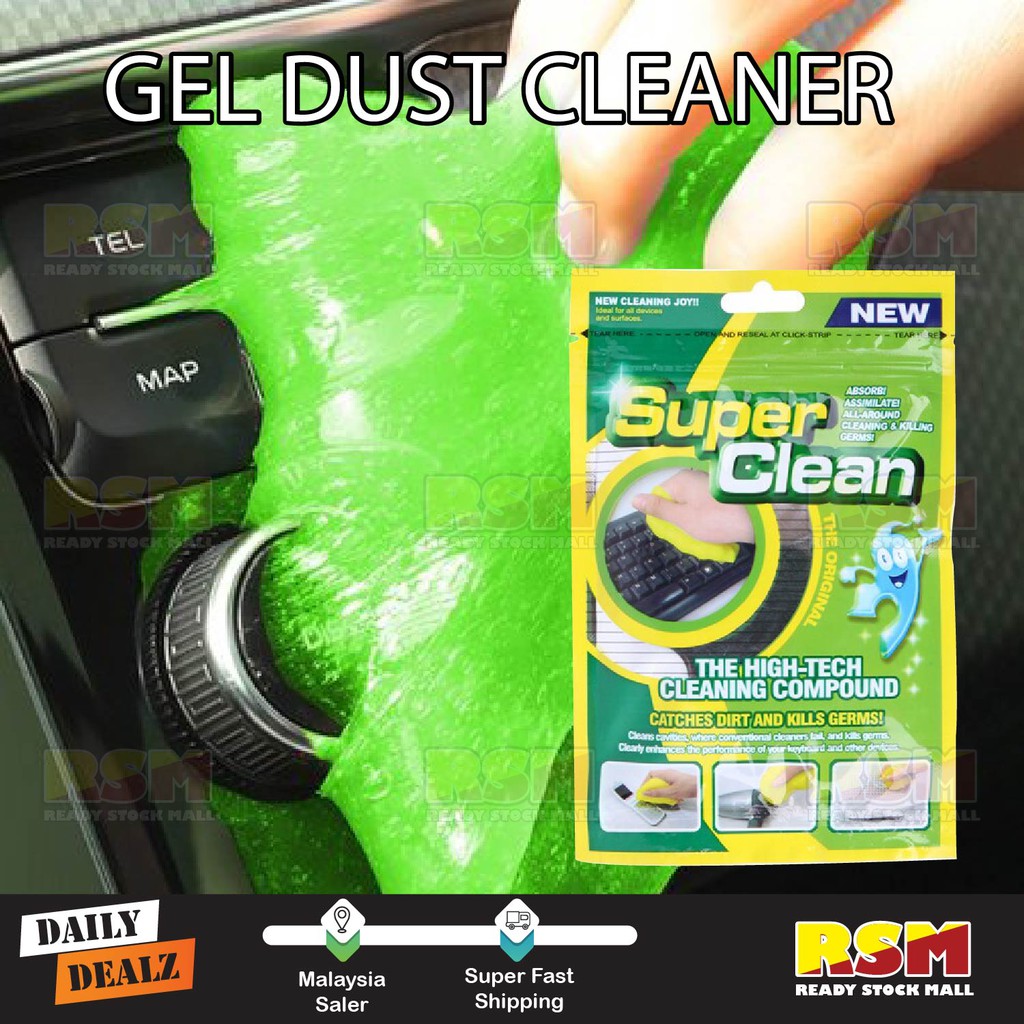 Universal Dust Cleaning Gel Car Computer Calculator Gum Slime Super Clean 80g Shopee Malaysia