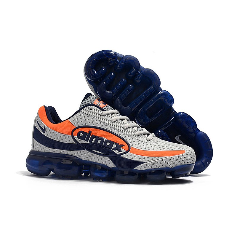 blue and orange nike vapormax