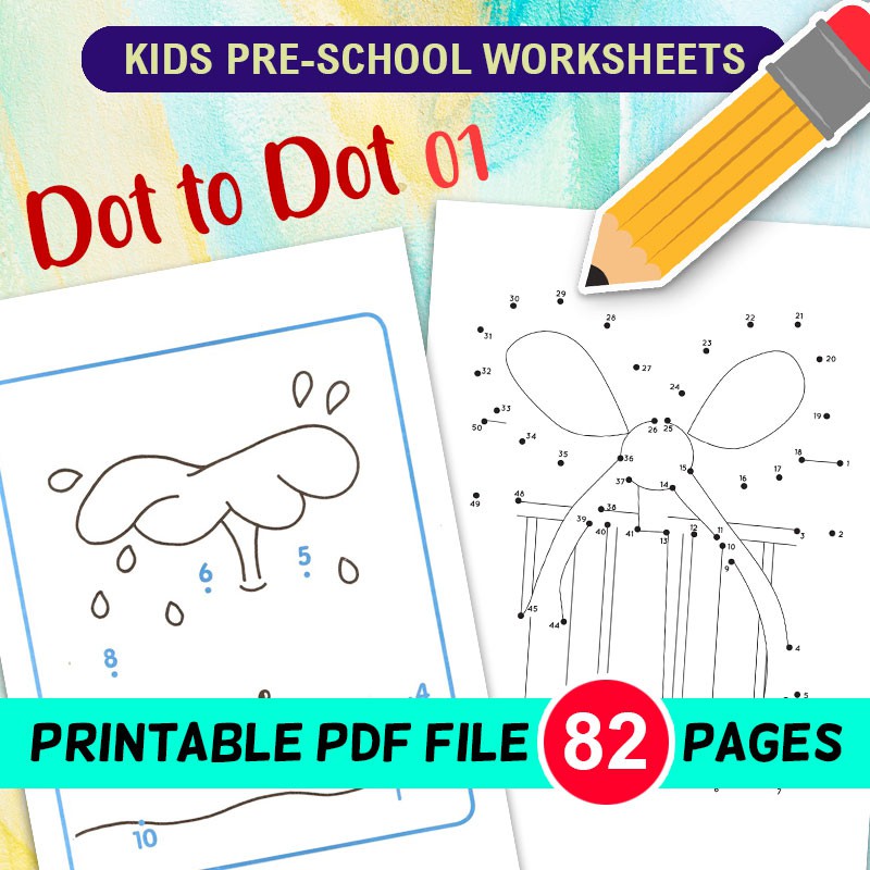 Pdf Dot To Dot 01 Pages Kindergarten Practice Preschool Worksheets Kids Activities Learning Digital Download Shopee Malaysia