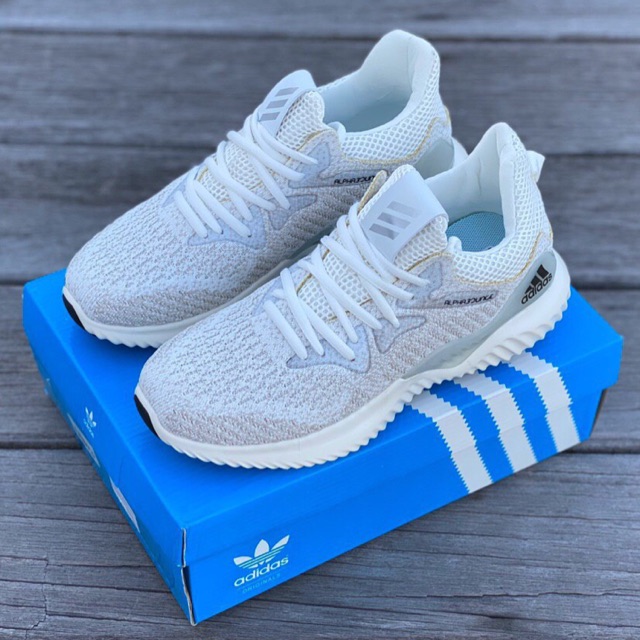 [READY STOCKS] ADIDAS ALPHABOUNCE V2 ALL WHITE NEW | Shopee Malaysia