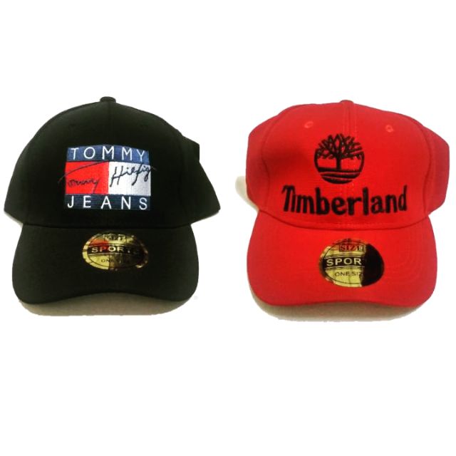 red timberland hat