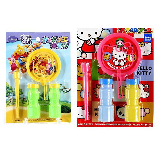 Kitty, Pooh soap bubble blower Shopee Malaysia