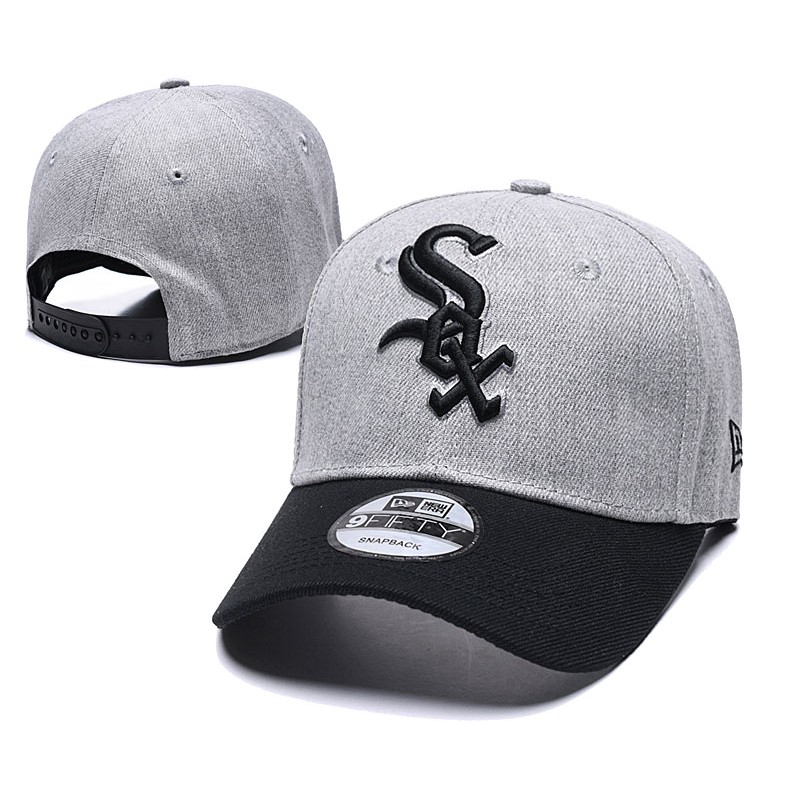 black and white sox hat