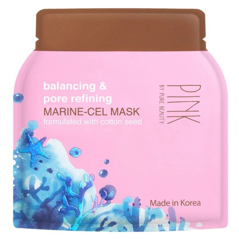 Pink Balancing & Pore Refining Marine-Cel Marine Cel Mask | Pink by Pure Beauty