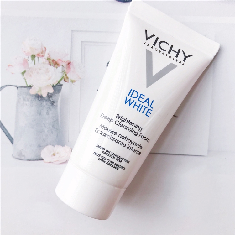vichy ideal white brightening deep cleansing foam