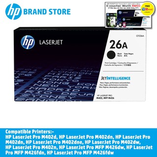 Hp 26a Black Original Laserjet Toner Cartridge Cf226a Shopee Malaysia