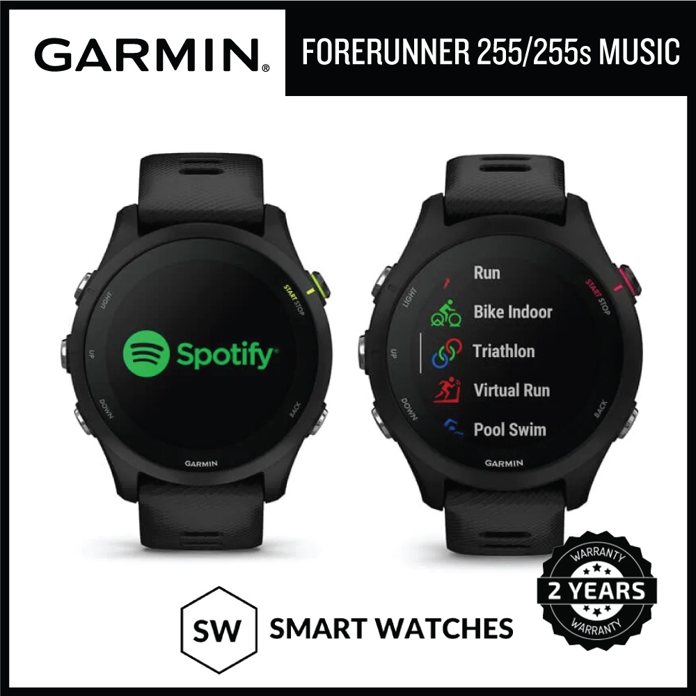 Garmin Forerunner 255/255s Music Edition NEW ARRIVAL 2 Years