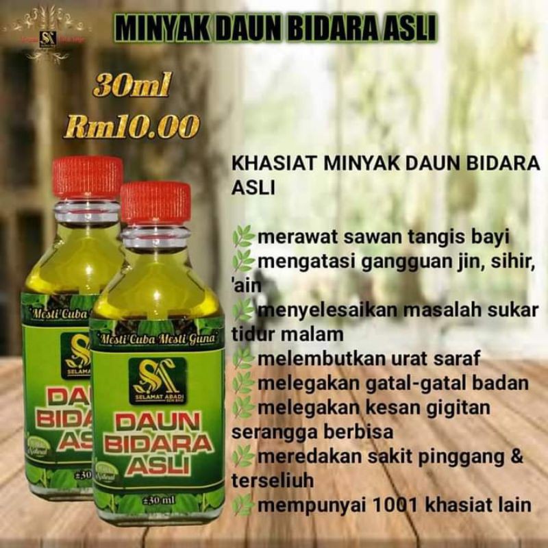 Minyak Daun Bidara Asli Original 💯 Shopee Malaysia