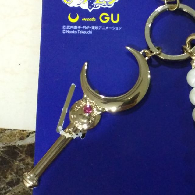 Japan Gu Sailor Moon Keychain Bag Charm Moon Stick Shopee Malaysia