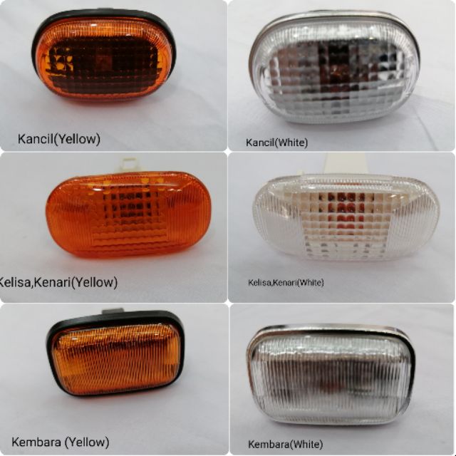 Kancil Kelisa Kenari Kembara Fender /Mudguard Lamp(1pc 