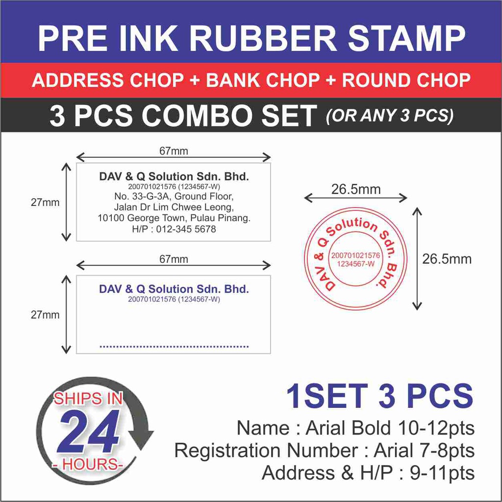 Company Stamp Chop Malaysia - Preciuos Stamp