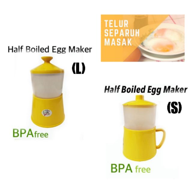 Half Boiled Egg Maker Bekas Telur Separuh Masak Shopee Malaysia