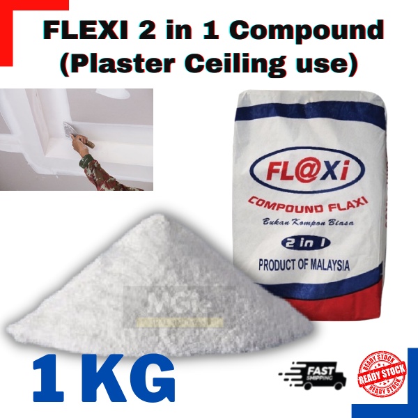 Flexi 2 in 1 compound (1kg) joint compound for plaster ceiling Shopee
