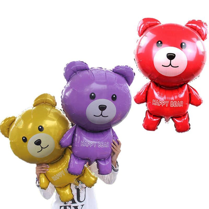 Happy Bear Aluminium Foil Birthday Party Balloons | Shopee Malaysia