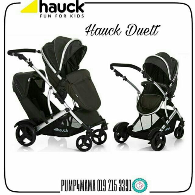 hauck double pram