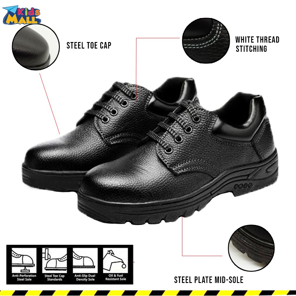 Safety Shoe Low Cut Steel Toe Cap Safety Shoes Boot | Shopee Malaysia