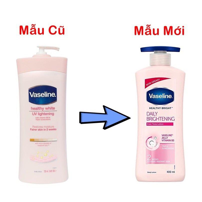 [New Model] Vaseline Healhy White UV Lightening With Vitamin B3 ...