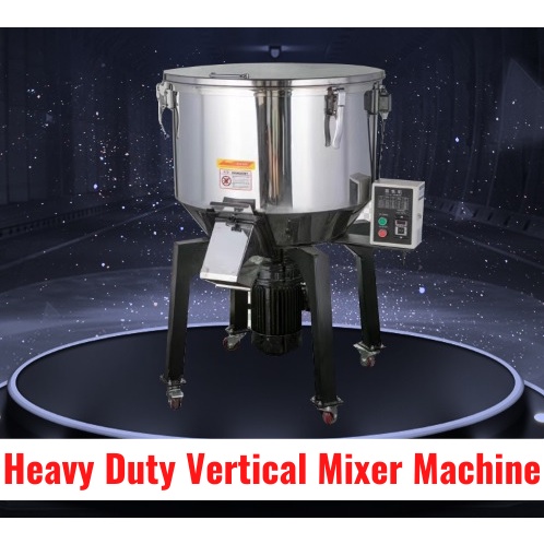 Industrial Vertical Mixer Machine Stand Commercial Plastic Pellet Feed Mixer Machine Stainless Steel Heavy Duty Mixer