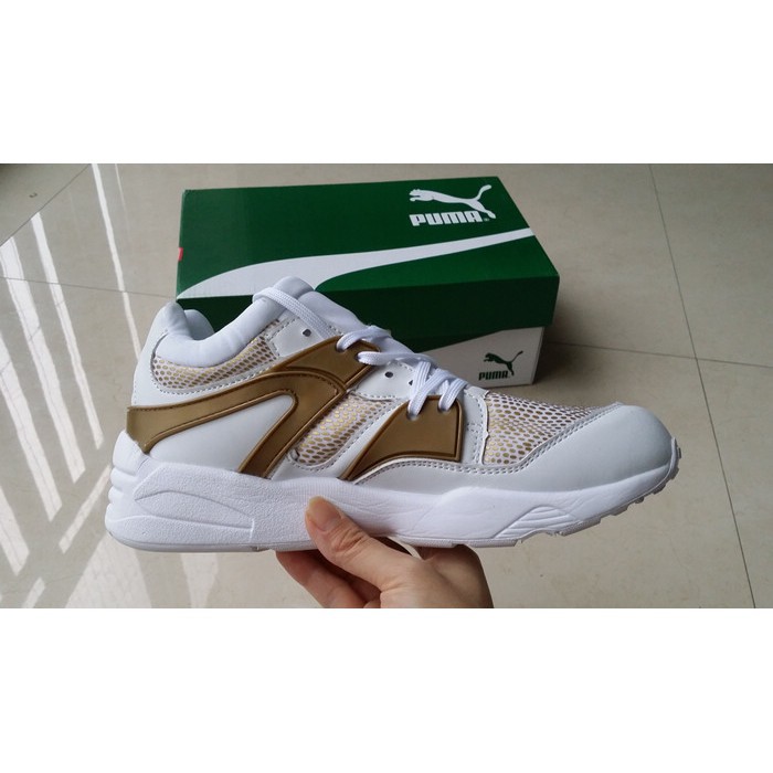 puma trinomic white