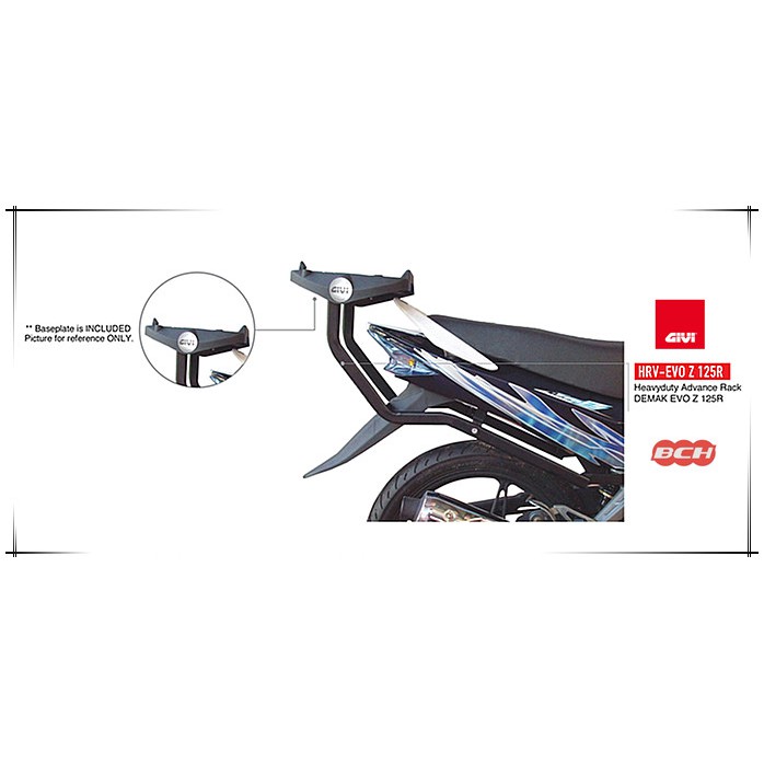 Givi Demak Evo Z 125r Heavyduty Monorack Shopee Malaysia