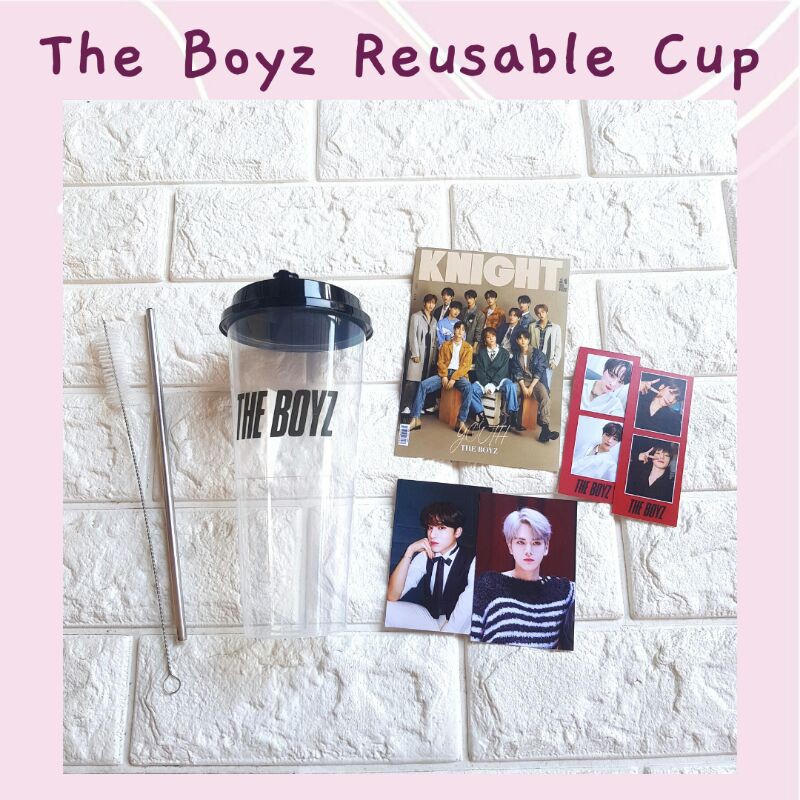 The Boyz Reusable Cup FREE DUS+BUBBLE WRAP Shopee Malaysia