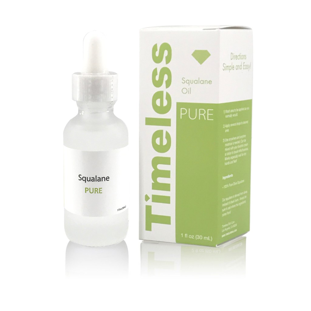 Timeless Squalane Oil 100 Pure Fungal Acne Safe Shopee Malaysia