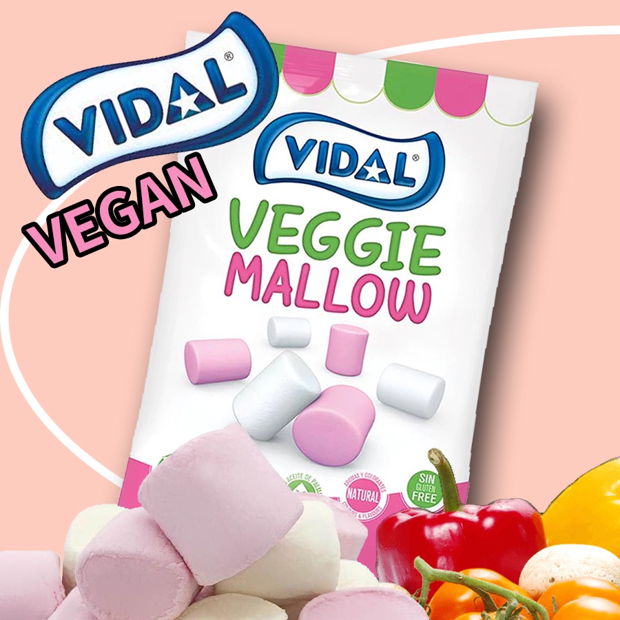 [Vidal] Vegan Veggie Marshmallow 150g GelatinFree / Vegetable Snack