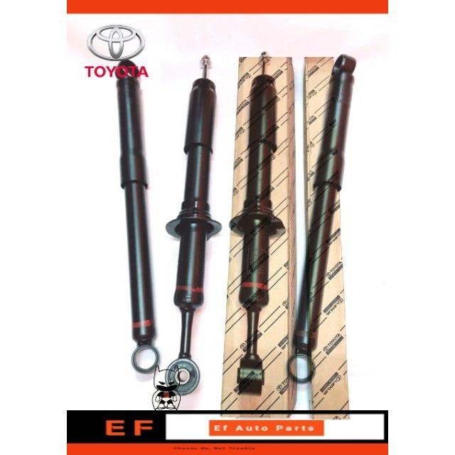 Vérins De Hayon Gaz Toyota Hilux Revo GUN125 GUN126 2015-2021 - Lot 2 Pièces Noir