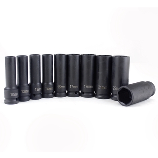 Soket Spanar Box Tahan Lasak 10Pcs 10-24mm 1/2 inch Drive Deep Impact ...