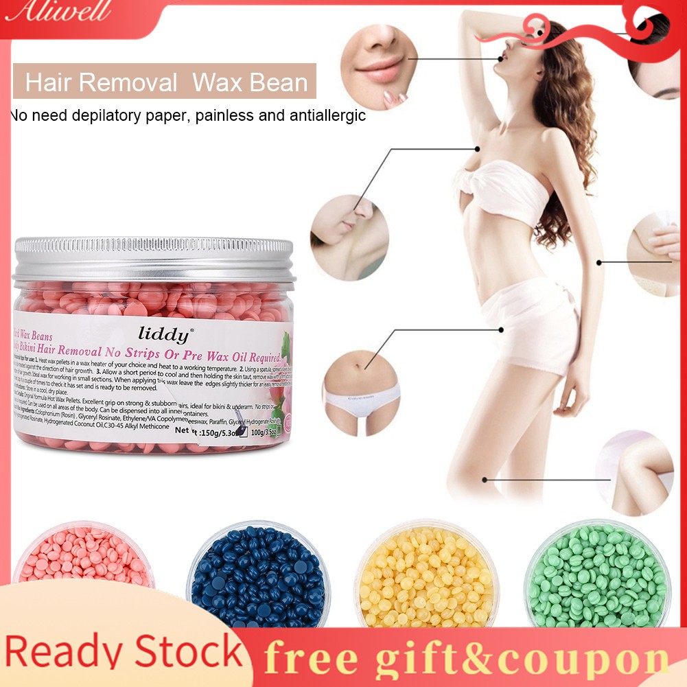 4 Falvor Depilatory Hot Film Hard Wax Bean Body Care Bikini Leg