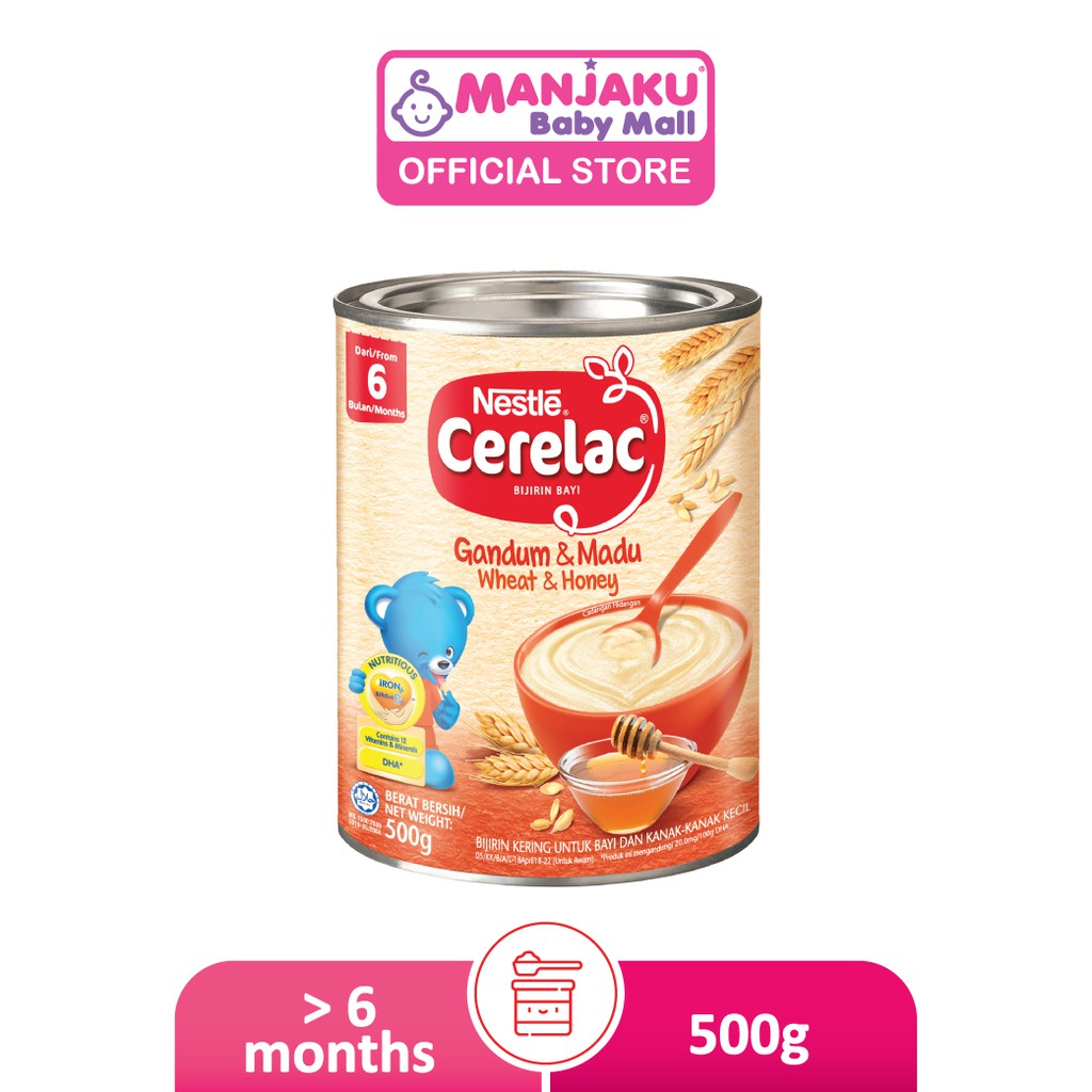Nestle Cerelac Infant Cereals Wheat & Honey (500g)