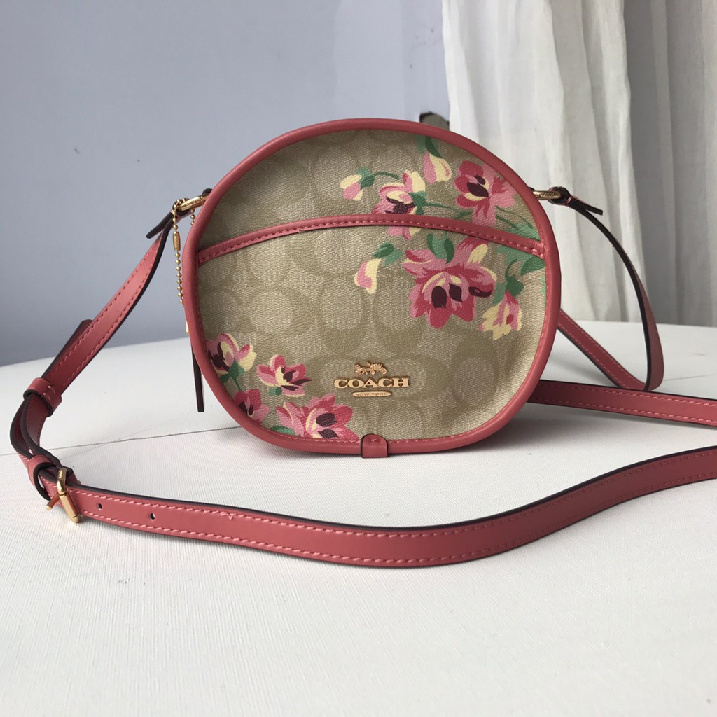 coach round purse