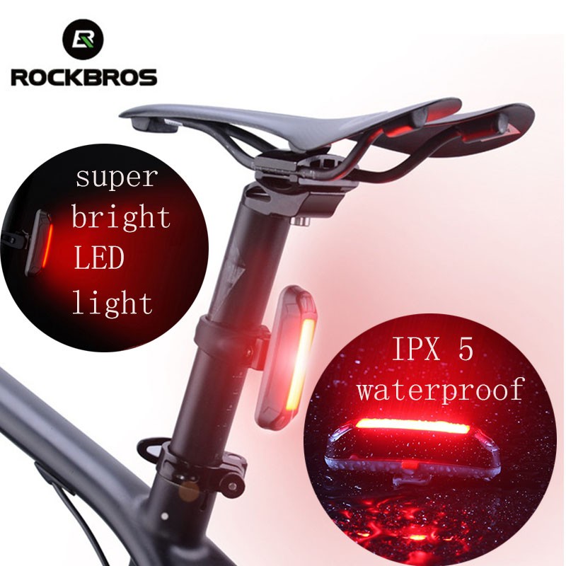 Usb Rechargeable Smart Bike Tail Light With Turn Signals And Automatic