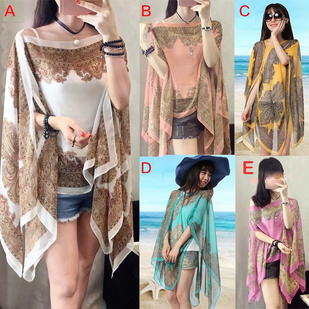 WHOLESALE1 Day DeliveryBagMarketBaju Shawl Batik Silk Women Cantik Fashion Sari Color Design