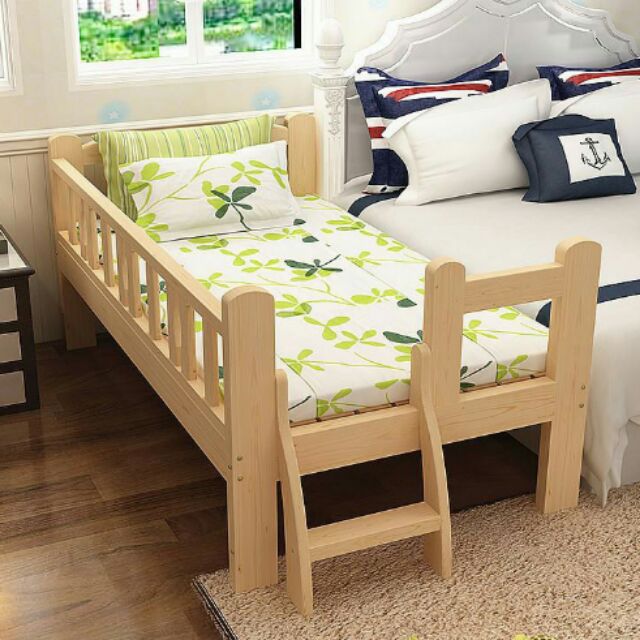 Wooden English British Style Bed Side Frame Katil Budak Kayu Bertangga Shopee Malaysia