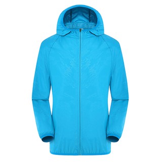 eamqrkt Ultra-Light Rainproof Windbreaker Jacket Breathable Waterproof Windproof for Women Men 