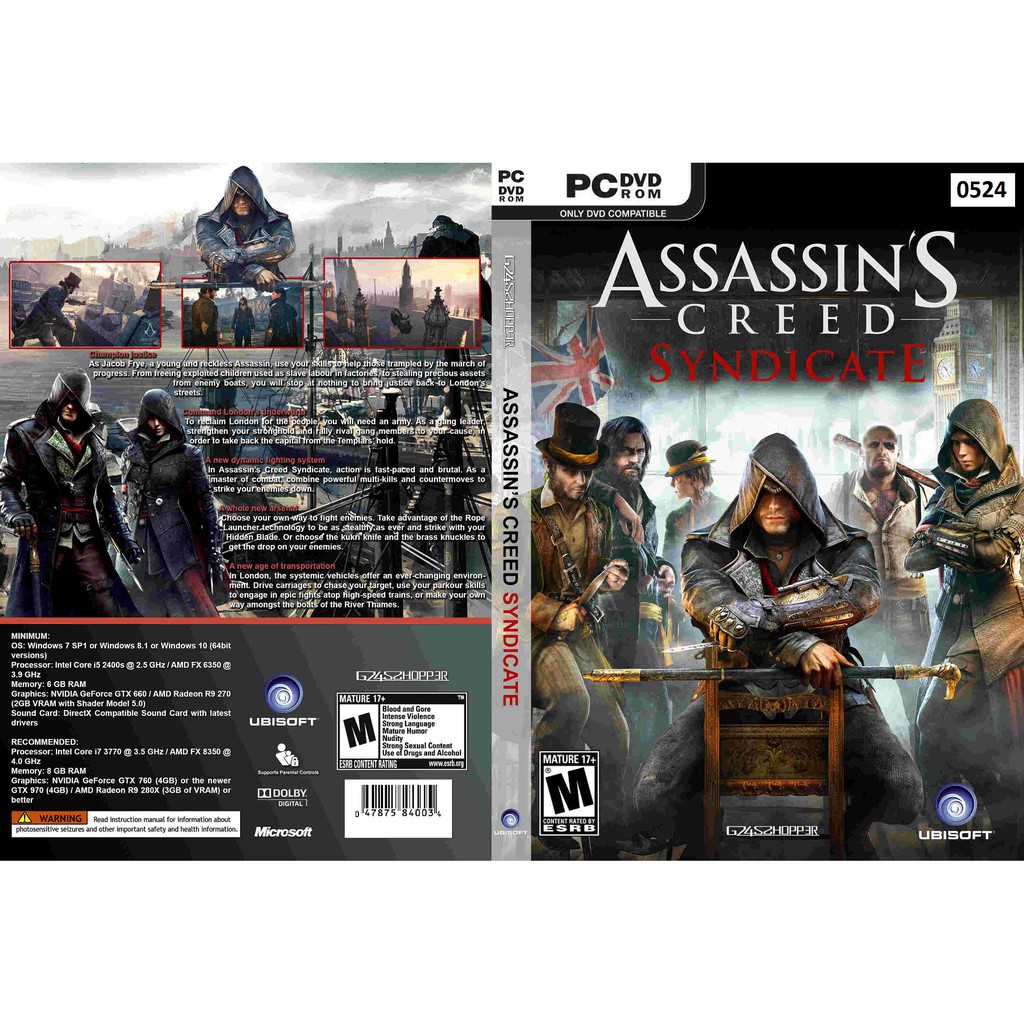 Pc Assassin S Creed Syndicate Gold Edition Shopee Malaysia