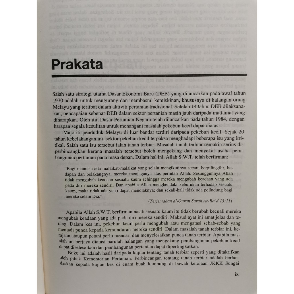 Tanah Terbiar Masalah Dan Penyelesaiaannya Main Rindam Buku Terpakai Preloved R1 Shopee Malaysia