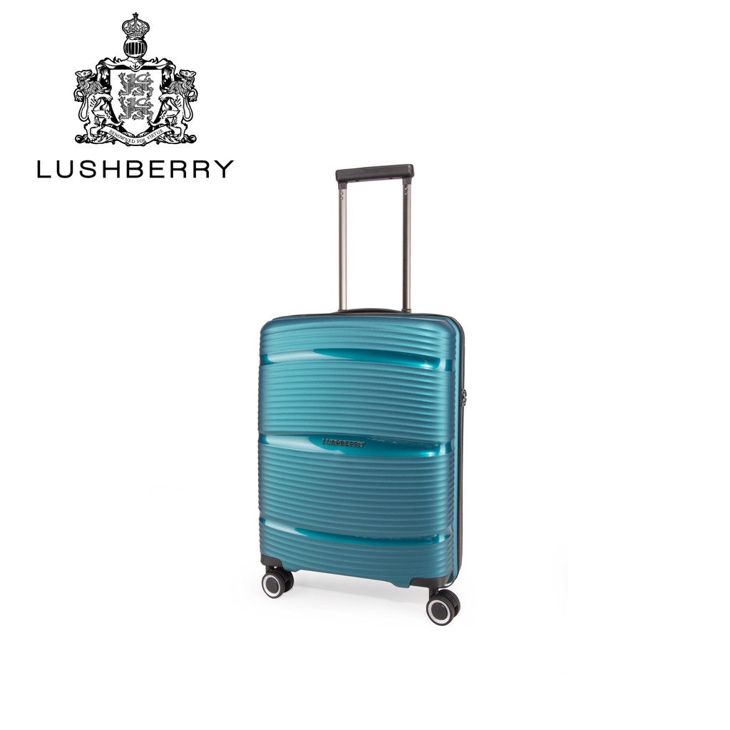 teal hard case luggage