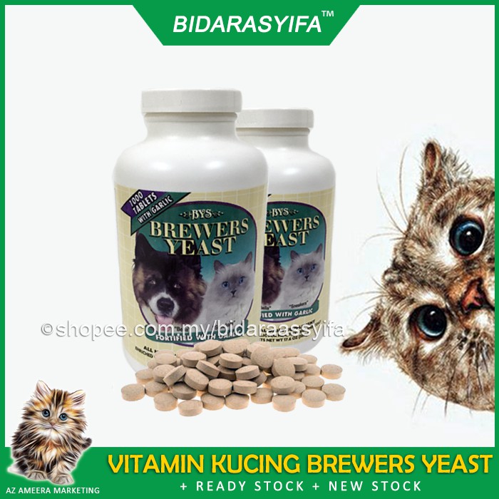 Vitamin Kucing Brewers Yeast Shopee Malaysia