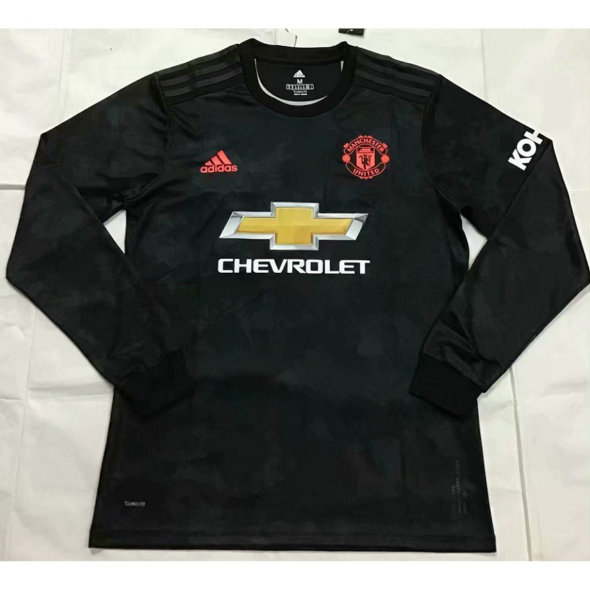 manchester united away kit long sleeve