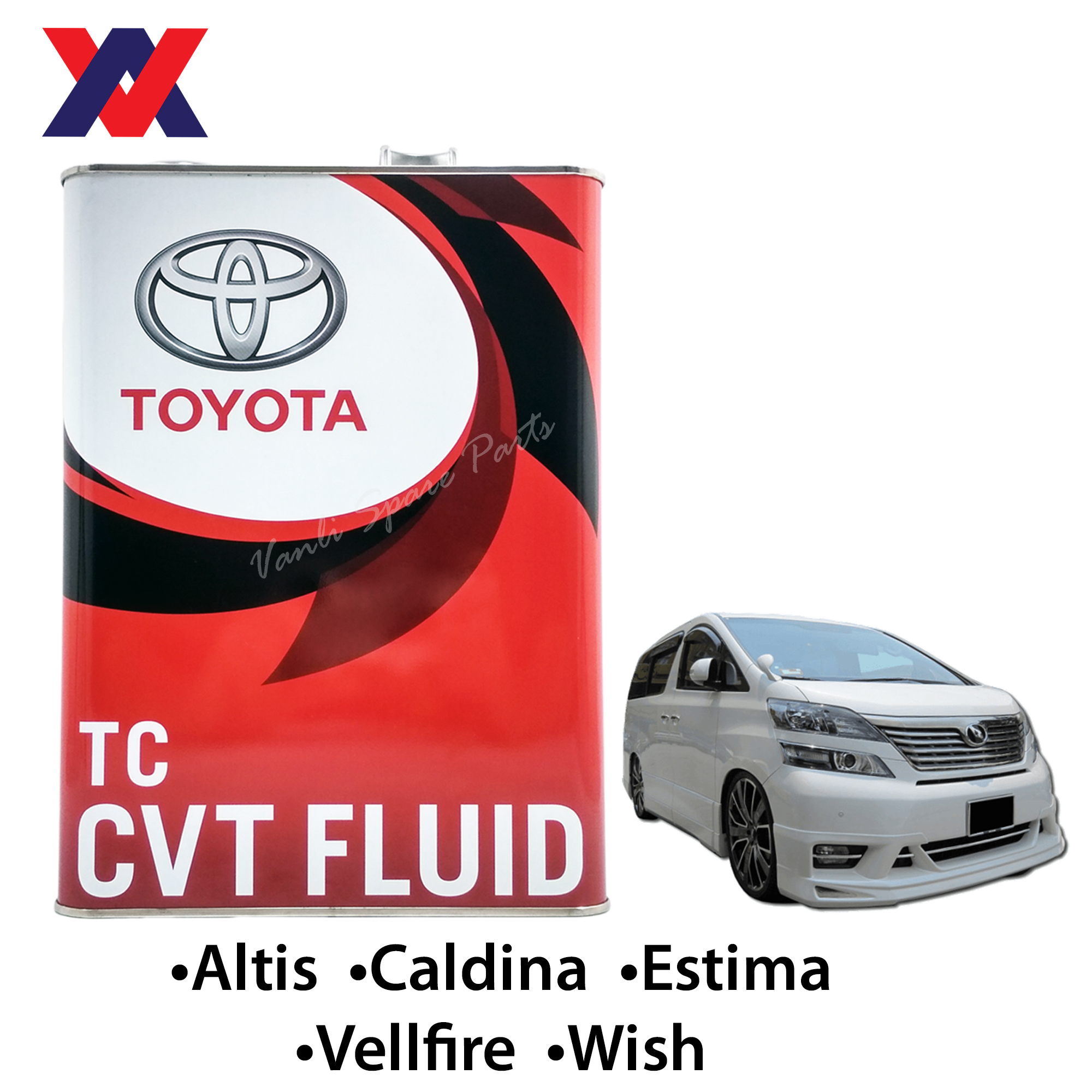 Toyota Genuine CVT Fluid TC 4L - 08886-02105 | Shopee Malaysia