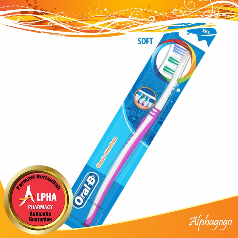 OralB Classic Ultra Clean Toothbrush (Soft/Medium) Shopee Malaysia