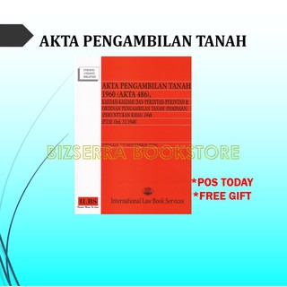 Hasani Ilbs Akta Pengambilan Tanah 1960 Akta 486 9789678928533 Shopee Malaysia