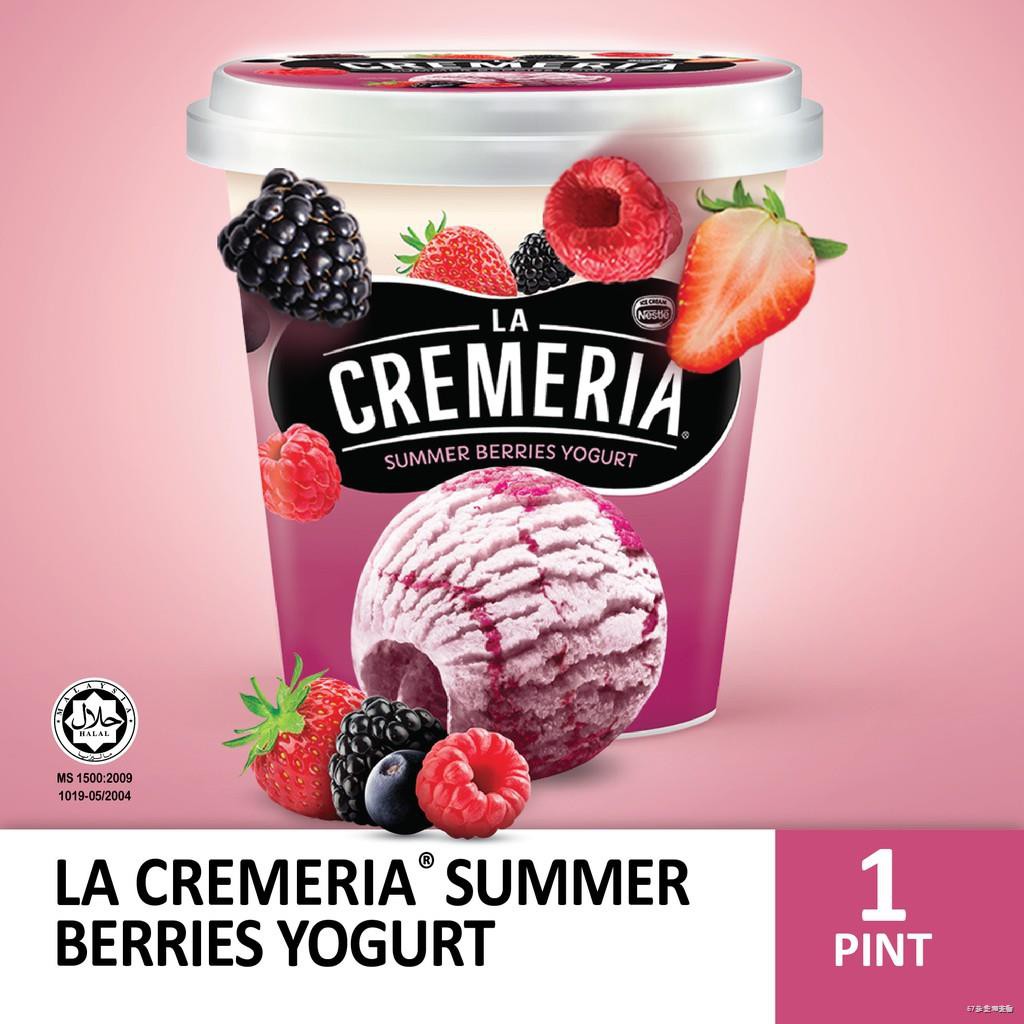 Pre Order Delivery Starts 17th May La Cremeria Summer Berries Yogurt Ice Cream 1 Pint 750ml Shopee Malaysia
