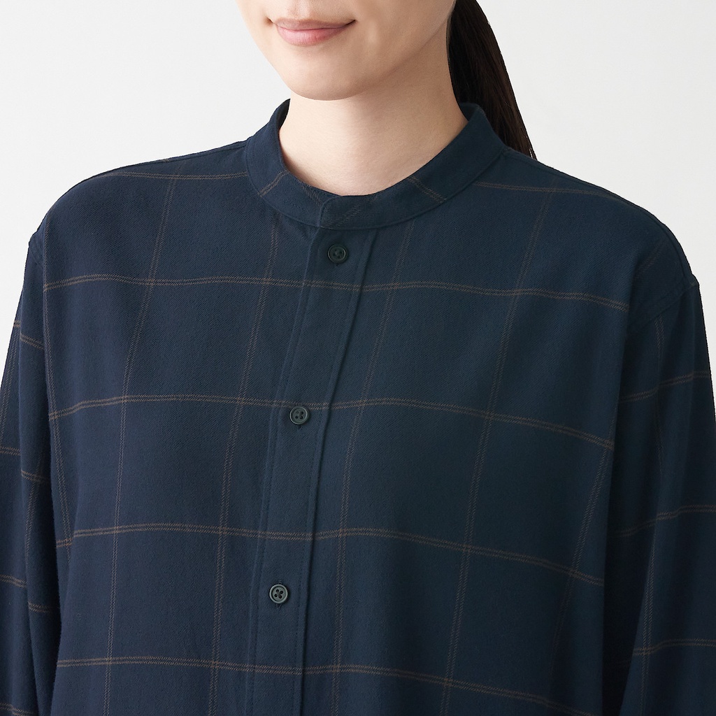 muji checkered shirt