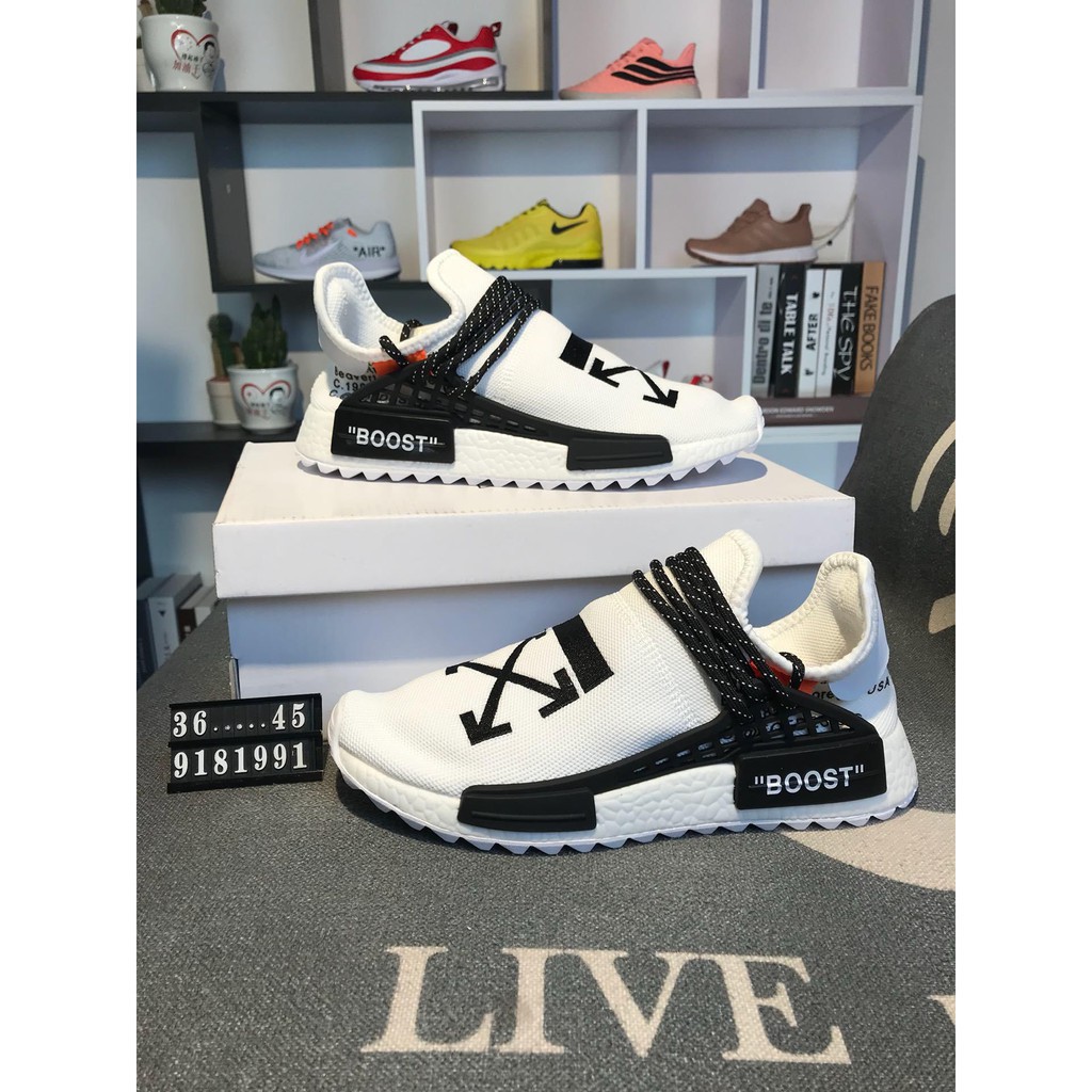 nmd human race white colorful
