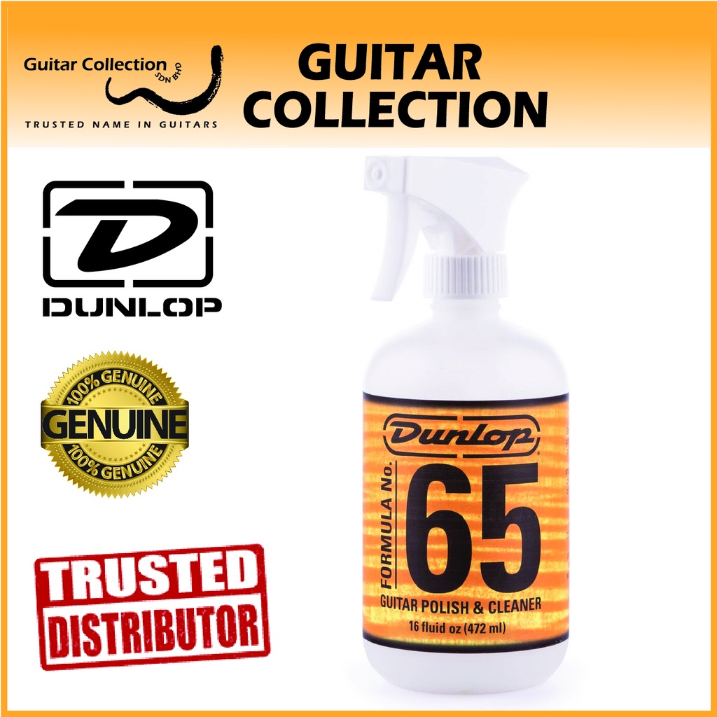 Jim Dunlop 6516 Formula 65 Guitar Polish & Cleaner 16 oz (Bottle Spray